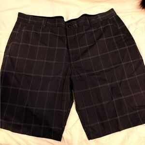 Faded Glory Men's Dark Plaid Shorts